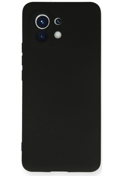 Uryport Xiaomi Mi 11 Kılıf Nano İçi Kadife Silikon - Siyah