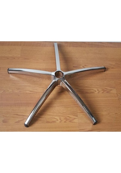 Kamusalmarket Makam Sandalyesi Krom Yıldız Ayağı Çap 65 Cm 150 Kg