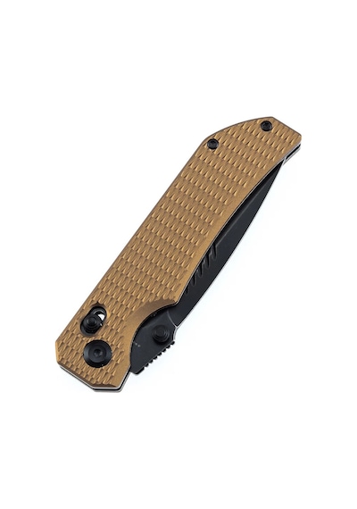 Tenable Eaglestrike Çapraz Bar Kilidi Bronz Eloksal Alüminyum Elmas Desenli Sap Blackwash Nitro-v Çelik Kamp Çakı B1095v5 Kum Tenable Eaglestrike Çapraz Bar Kilidi Bronz Eloksal Alüminyum Elmas Desenli Sap Blackwash Nitro-v Çelik Kamp Çakı B1095v5 Kum