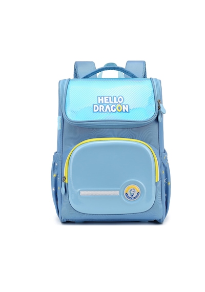 Hello Dragon Unisex Omurga Koruyucu Laptop&sırt Çantası Açık Mavi - Sarı