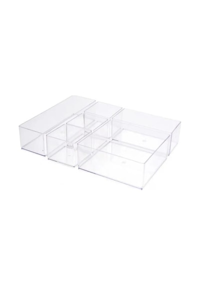 Lv 216 Ayarlanabilir Çekmece Içi Düzenleyici Set 6 Parça Takı Ve