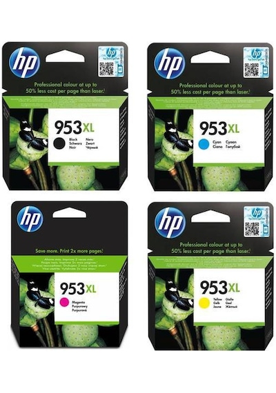 Hp 953XL 4 Renk Kartuş Set
