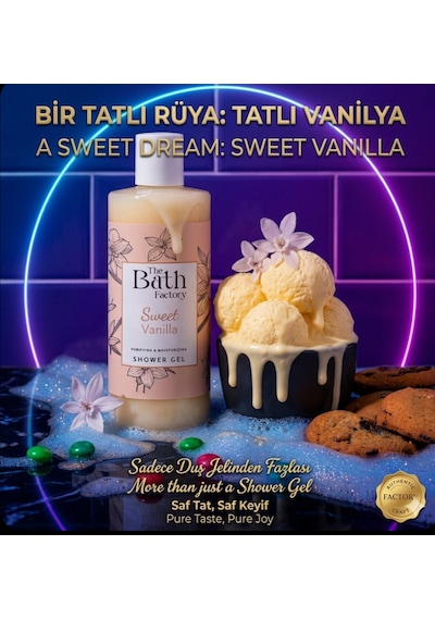 The Bath Factory Vanilya Aromalı Vücut Şampuanı
