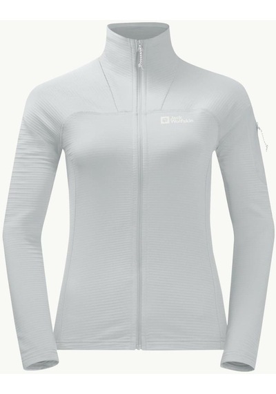 Jack Wolfskin 1710981 6709 Prelight Fz W Cool Grey Kadın Outdoor Polar 001
