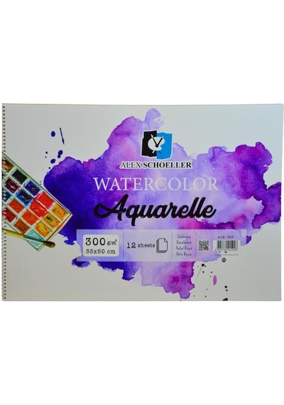 Alex Schoeller Watercolor Aquarelle 35x50 Cm 926