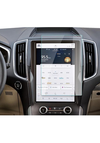 Ford Edge 12 İnç Mat Ekran Koruyucu Multimedya Şeffaf