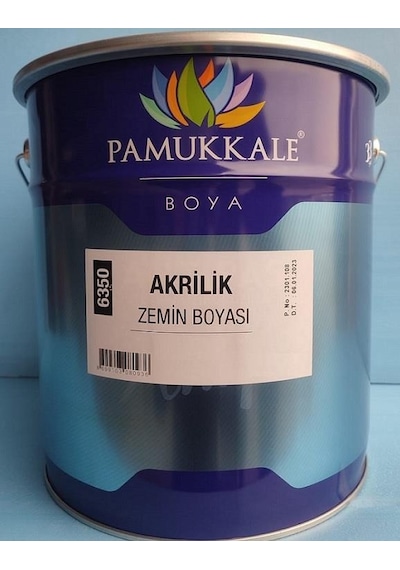 Pamukkale Akrilik Zemin Boyası 15 Kg Beyaz