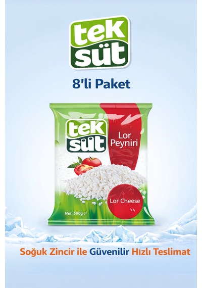 Lor Peyniri 500 Gr X 8 Adet