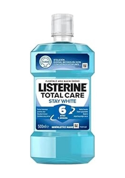Listerine Total Care Stay White 6 Etki 1 Arada Ağız Bakım Suyu 500 Ml