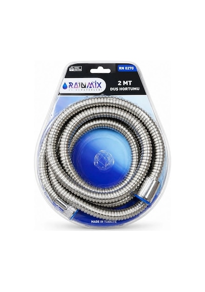 Raınmıx Rn Metal 2 Mt Duş Hortumu Vakumlu Çok Renkli