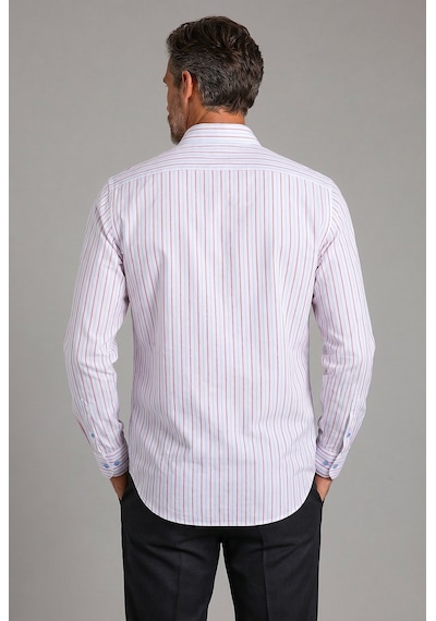 Xint Bisse Kırmızı Regular Fit Cepsiz Uzun Yaka Gömlek Bsgmktn252098 C24