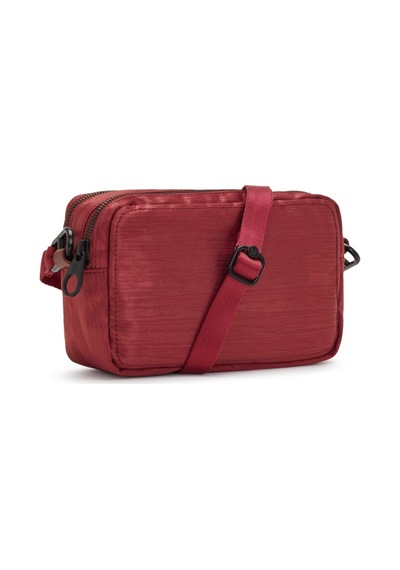 Kipling KIPLING Milda Küçük Boy Omuz Çantası BORDO MUZE + WINE