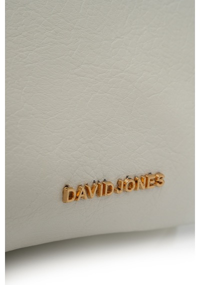 David Jones Kapaklı Fermuar Detaylı Çapraz Askılı Çanta Dj245-2 Beyaz