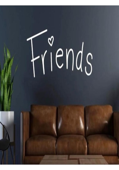Friends Yazılı Neon Tabela Beyaz