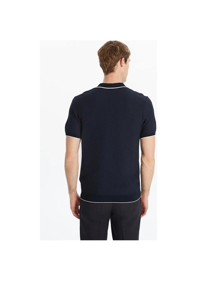 LC Waikiki Southblue Lacivert Polo Yaka Kısa Kollu Erkek Triko Kazak Navy