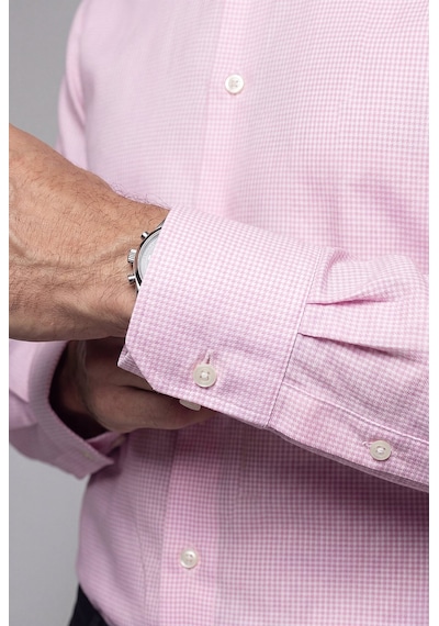 Bisse Pembe Regular Fit Cepsiz Uzun İtalyan Kaya Gömlek Gmeks261074 C29