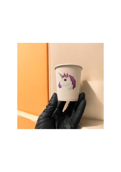 Unıcorn Parti Doğumgünü Konseptli Tek Kullanımlık 7 Oz 50 Adet Karton Bardak 1