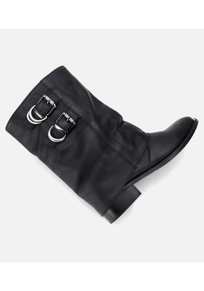 Hotiç Kadın Deri Siyah Tokalı Kırışık Görünümlü Kovboy/western Düz Bot 01boh315750a100 01boh315750a100 Siyah Hotiç Kadın Deri Siyah Tokalı Kırışık Görünümlü Kovboy/western Düz Bot 01boh315750a100 01boh315750a100 Siyah