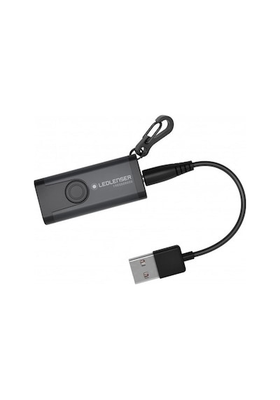 Ledlenser K4R Black Mini Şarjlı Cep Feneri Led502574 Std-Tek Renk Siyah