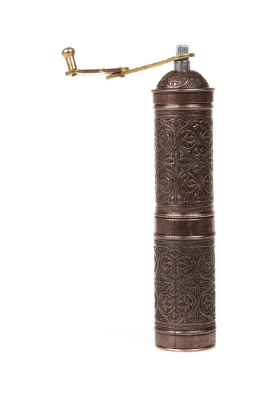 Dmt Gaziantep Otantik Kahve-baharat Çekme Değirmeni Yük:22cm Eni:4,5cm Ağırlık:475gr Bakır Renk