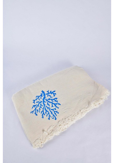 Tree Of Life Dekoratif Örtü 240 X 260 Cm Sarı