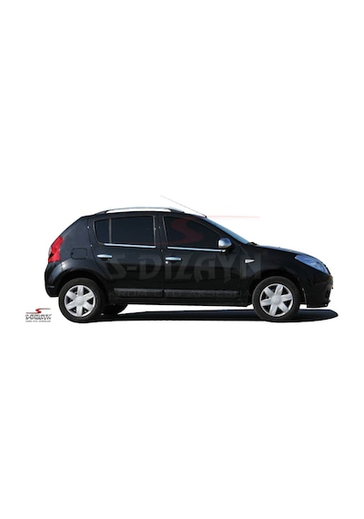 S-Dizayn Dacia Sandero Ayna Kapağı 2 Prç. Abs. Krom 2007-2014