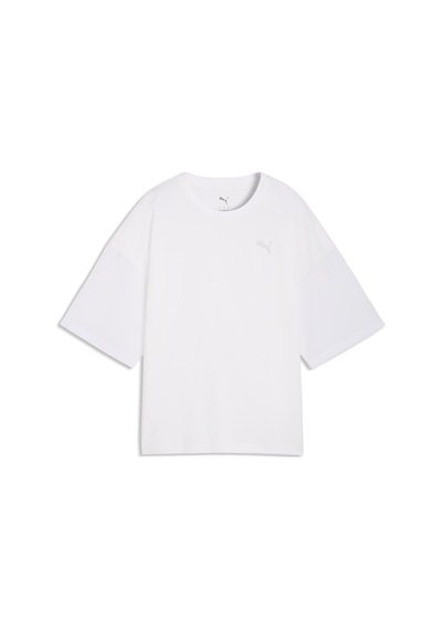Puma Her Kadın Beyaz Günlük Stil T-shirt 69188302