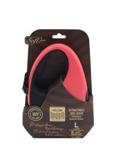 Otomatik Köpek Tasması Soft Seri Large Pembe Çok Renkli