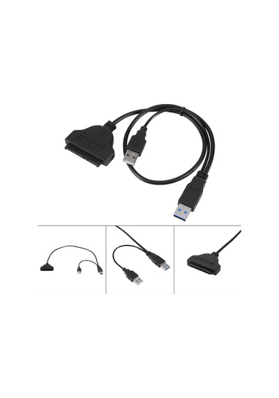 4853 Usb 3.0 Sata Kablo Çevirici Dönüştürücü Hdd Hardisk Kablosu + Kutu