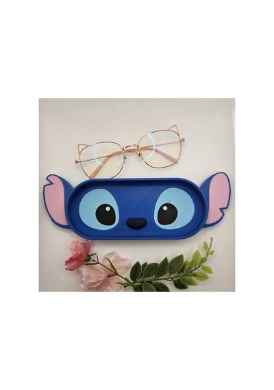 Stitch Figürlü Gözlük Kılıfı Renkli Ve Eğlenceli Tasarım