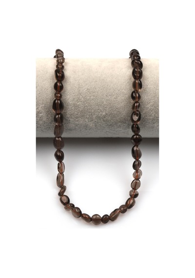 Dumanlı Kuvars Doğal Taş Dizi 6 X 8 Mm Mercimek Kesim