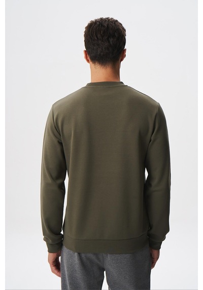 AR-MA Arma Erkek Slim Fit Su Geçirmeyen Scuba Kumaş İnterlok Bisiklet Yaka Sweatshirt K28124988801 Haki AR-MA Arma Erkek Slim Fit Su Geçirmeyen Scuba Kumaş İnterlok Bisiklet Yaka Sweatshirt K28124988801 Haki