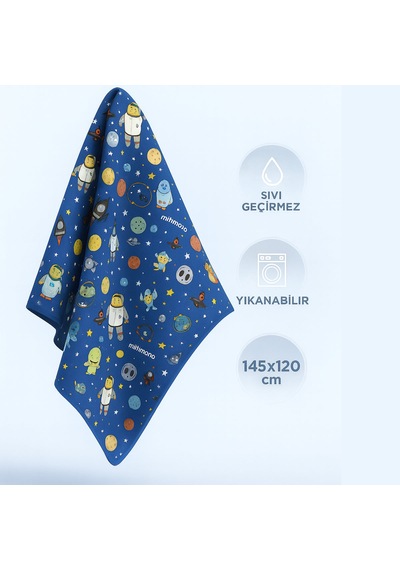 Mama Sandalyesi ve Aktivite Örtüsü - Kaydırmaz Taban - Su Itici Yüzey - Yıkanabilir - 145x120 CM