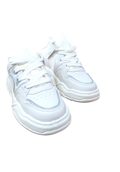 Cool Jacop Flt Çocuk Bağcıklı Sneaker Spor Beyaz Beyaz