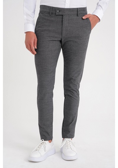 Efor P 1086 Slim Fit Füme Spor Pantolon Füme