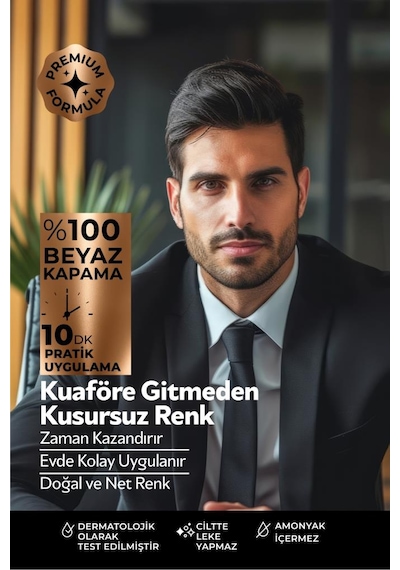 Softto Plus Expert Men Black Hair Color Siyah 10 Dakikada Etkili Geliştirilmiş Formül Doğal Görünüm