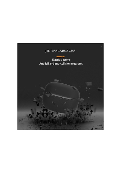 Caseonn Jbl Tune Beam 2 Kılıf Askı Aparatlı Mat Silikon Kırmızı