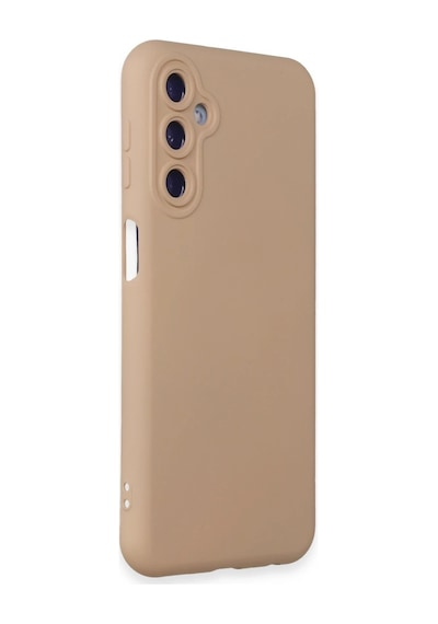 Uray Store Samsung Galaxy Uyumlu  M14 5g Kılıf Nano İçi Kadife Silikon - Pudra