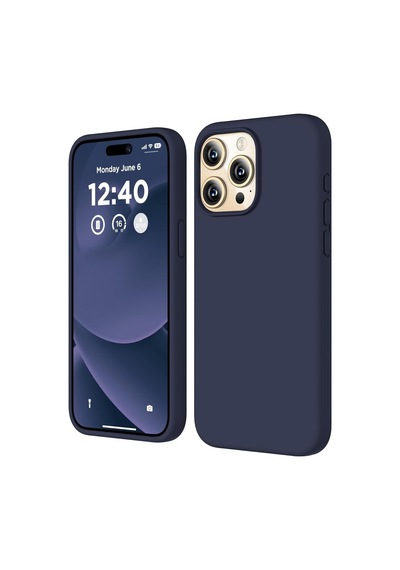 Uruchı Apple iPhone Uyumlu 15 Pro İle Uyumlu Kılıf, İçi Kadife Kaplamalı İnce Sıvı Silikon Tam Koruma Yumuşak Jel Silikon Kapak, Lacivert Sku: Zeus8690010111319 1 Uruchı Apple iPhone Uyumlu 15 Pro İle Uyumlu Kılıf, İçi Kadife Kaplamalı İnce Sıvı Silikon Tam Koruma Yumuşak Jel Silikon Kapak, Lacivert Sku: Zeus8690010111319 1