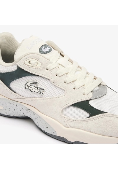 Lacoste Storm 96 Lo Vintage Hakiki Deri Erkek Beyaz Sneaker Beyaz