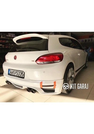 Kit Garaj Volkswagen Scirocco Makyajsız Rieger Arka Ek Plastik Boyasız