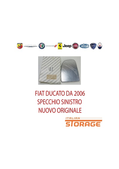 Fiat Ducato 2006 Yılında Çıkan Kasa Dış Ayna Camı Üst Sol Oem No: 71748244