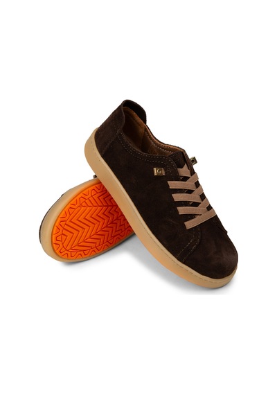 Deery Kadın Hakiki Süet Kahverengi Sneaker Ayakkabı - Se605zkhvc01