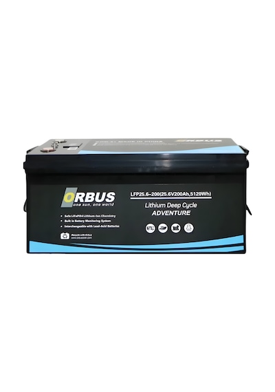 Orbus 25.6 V 200 Ah Lifepo4 Lityum Akü
