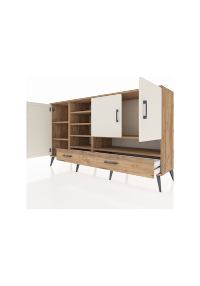 Hyperion Konsol 8 Raflı 2 Çekmeceli 3 Kapaklı 176x44x99 Çam-aytaş Çam-aytaşı/çam Hyperion Konsol 8 Raflı 2 Çekmeceli 3 Kapaklı 176x44x99 Çam-aytaş Çam-aytaşı/çam