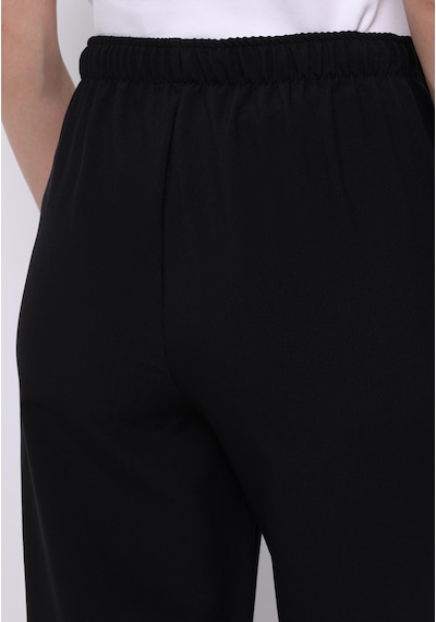 Colin's Colins Regular Fit Yüksel Bel Geniş Paça Kadın Siyah Pantolon Cl1075609 Q1.v1 Blk Siyah