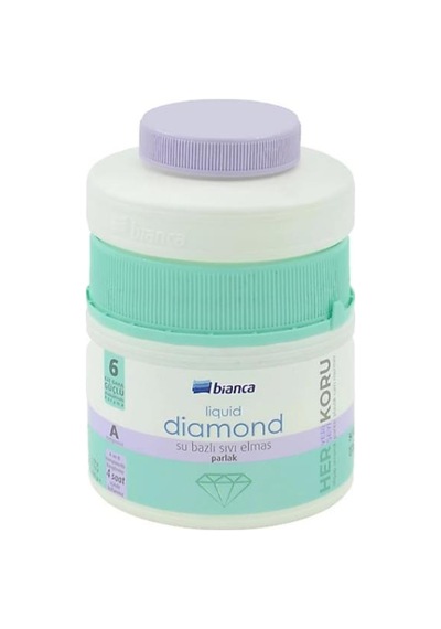 Bianca Liquid Diamond Sıvı Elmas Parlak Su Bazlı Vernik 600 Ml