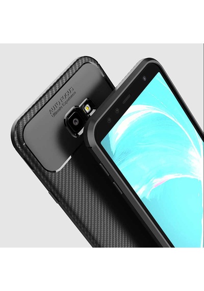 Samsung Uyumlu Galaxy J4 Plus Kılıf Zore Negro Silikon Kapak Siyah
