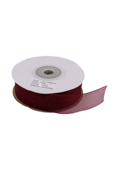Organze Kurdele 40 Mm 22 Metre Bordo N11.1360