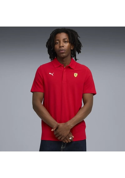Puma Ferrari Sportswear Polo Kırmızı Erkek T-shirt & Polo